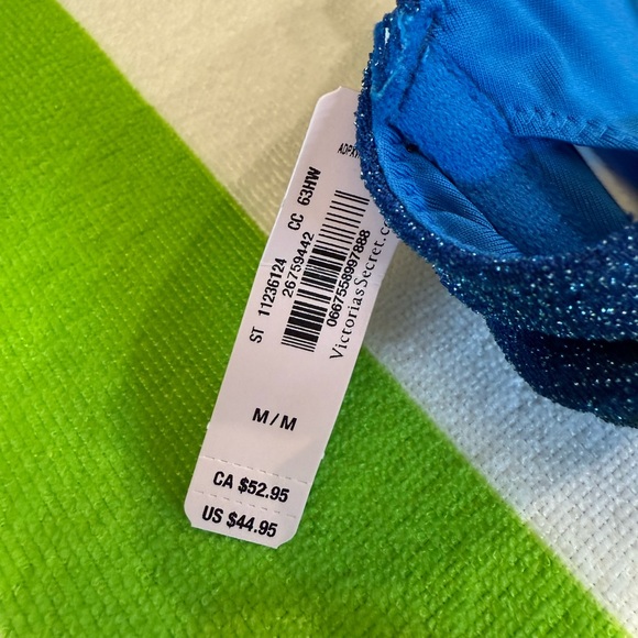 Victoria's Secret Blue Bikini Set Swimwear - Picture 4 of 5